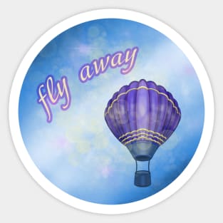 fly away Sticker